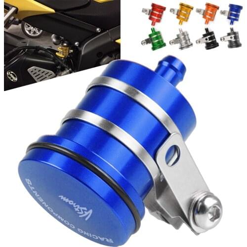 For SUZUKI V-Strom 650/DL650 1000/DL1000 250/DL250 Rear Brake Pump Fluid Reservoir Tank Cup Oil Container with Mounting Bracket