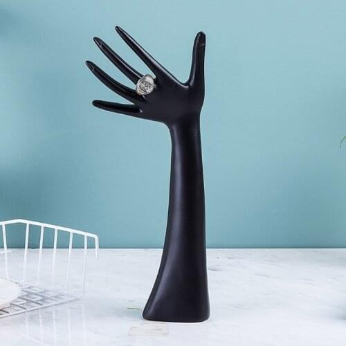 Fashion Women Mannequin Hand Arm Display Base Female Gloves Rings Watches Necklace Bracelet Jewelry Model Stand