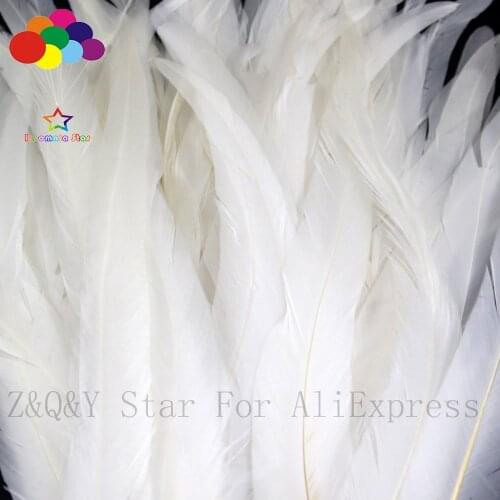 Natural 35-40CM (14-16 inches) cock tail decoloring and bleaching 20-200PCSDIY craft jewelry clothing decorative feathers