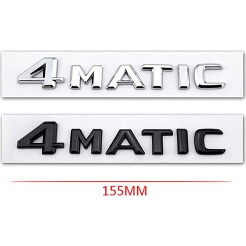 Auto letter Sign Chrome Motorcycle Plastic Logo Sticker Custom 4Matic Badge Car Emblem