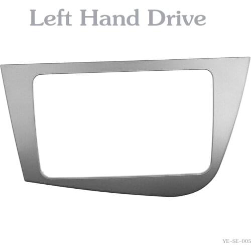 2 Din Car Frame Radio Fascia for Seat Leon Left /Right Hand Drive Dash CD Trim Installation Kit Face Plate Surround Panel Frame