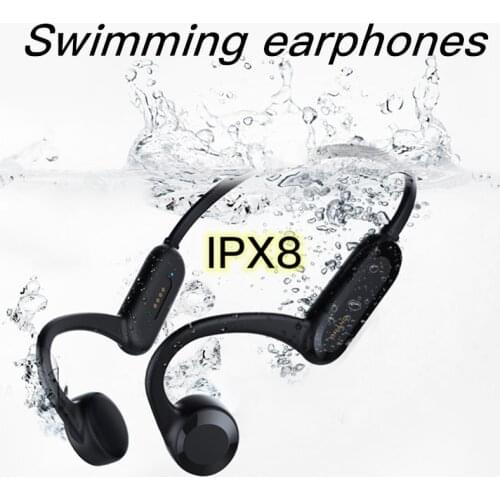 DDJ X18 For Xiaomi Huawei Bone Conduction Bluetooth 5.0 Swimming Headphones IPX8 Sports Stereo Long Standby Waterproof Headsets