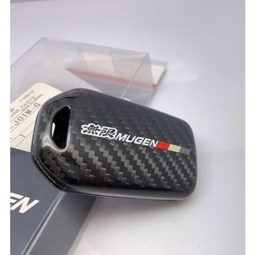 MUGEN CARBON FIBER SMART CAR KEY FOB COVER ACCORD CIVIC FC1 CRV JAZZ FIT GK5 VEZEL ODYSSEY HRV key packet