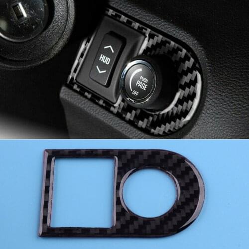 Carbon Fiber Black Interior HUD Panel Cover Trim Fit for Chevrolet Camaro 2010 2011 2012 2013 2014 2015 Car Decoration