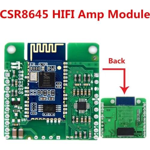DC 12V/5V CSR8645 APT-X Lossless Music Hifi Bluetooth 4.0 Receiver Board Amplifier Module for Audio Car Amplifier Speaker