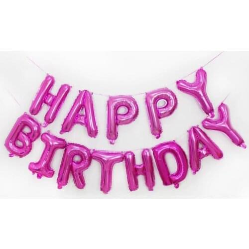 Birthday letters Balloon Baby Party Decorations Set Newborn Baby Boys Girls Birthday Party Baby Shower Party Childrens Day