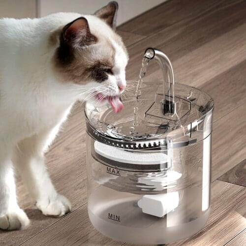 Cat Water Dispenser Flow Automatic Circulation Intelligent Pet Water Dispenser Induction Dog Water Dispenser Pet Supplies