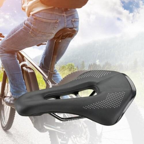 Breathable Hollow Bicycle Cycling Seat Saddle for Mountain Road Bike Comfortable Soft Cycling Seatsoft bike seat Bike Accessorie