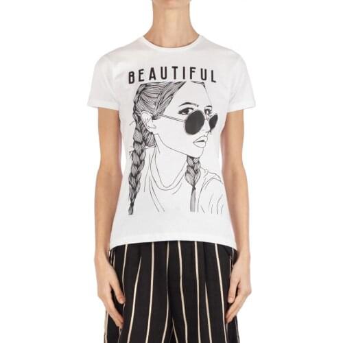 Narcissus T-shirt women NAR IMP50 t T-shirt Beautiful black