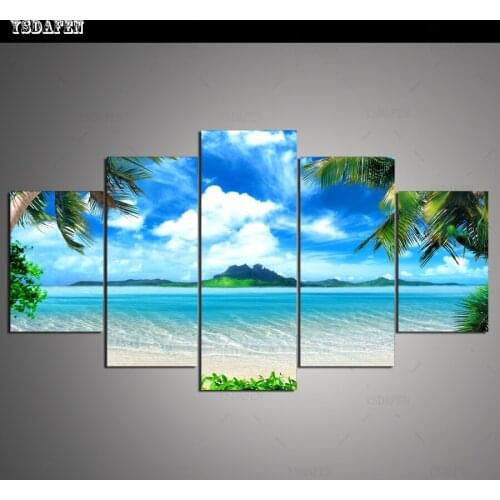 HD print olieverf Film modulaire foto Scenery poster kind room decor woondecoratie 5 stks canvas art z372