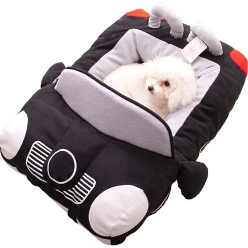 Puppy Pet Dog Bed for Small Dogs Fashion Car Shape Soft Material Durable Nest Dogs Cats House Warm Cushion For Teddy Kennel