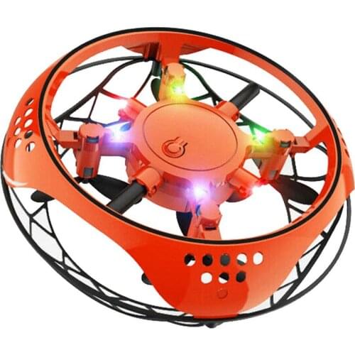 Mini Drone Infrared Hand Sensing Aircraft Anti-Collision Hand Operated RC Drone For Kids Helicopter Toys