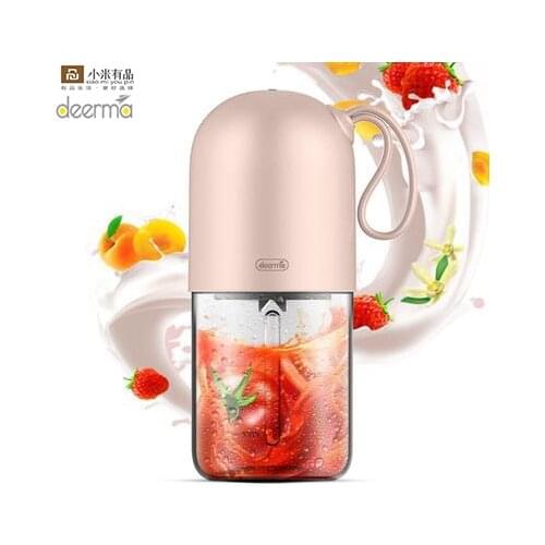 Deerma 300ml Portable Mini Juicer Multipurpose Wireless USB Rechargable Juice Cup Cut Mixer for Travel from Xiaomiyoupin