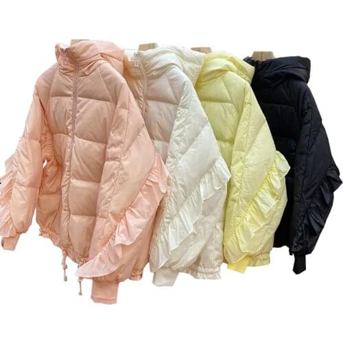 2021 New Spring Down jacket Women 90% White Duck Down Coat Ultra Light Warm Coat Female Portable one Size Down Jacket Winter