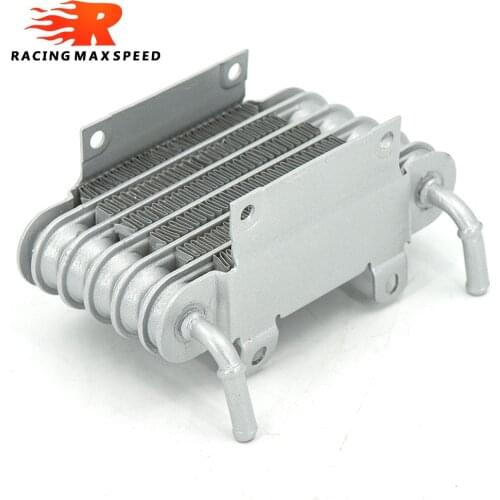 Motorcycle Cooling Universal Motorcycle Engine Small Fuel Oil Cooler Aluminum 8mm Out SO-01
