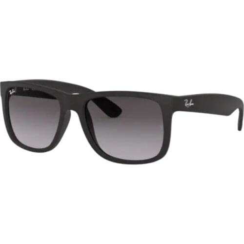 Rayban JUSTIN 4165 601/8G 55 Sunglasses Black Frame Light Grey Gradient Lenses High Quality Vision Men’s Sunglasses 2021