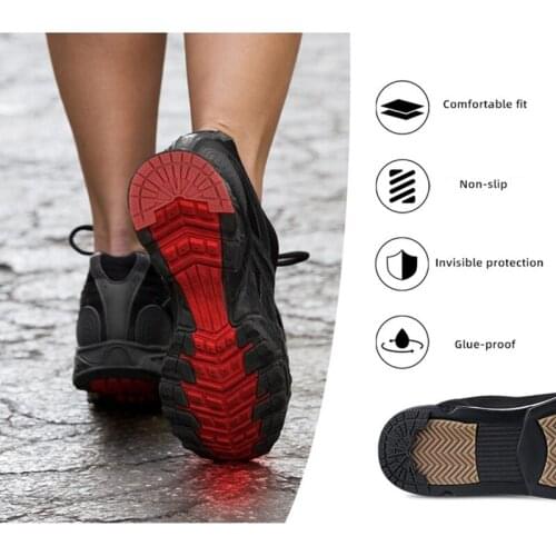 1pair DIY Rubber Outsole Shoes Care Anti-slip Pads Shoe Heel Sole Protector For Sneakers Wear-resistant Soles Sticker