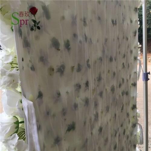 SPR Ivory Flower Wall Roll Up Flower wall for Wedding Backdrop decoration
