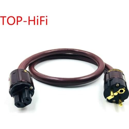 TOP-HiFi Audio AC Power Cord Cable P-029E C-029 EU Power plug AC Connector Power Cable for Amplifier Player