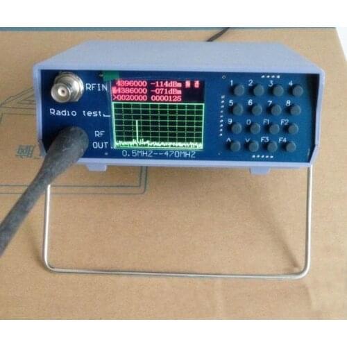 U/V UHF VHF Dual Band Spectrum Analyzer Simple spectrum analyzer with w/Tracking Source 136-173MHz / 400-470MHz