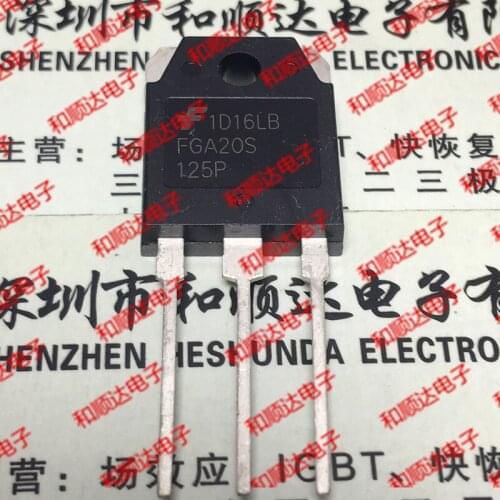 10pcs/lot FGA20S125P New Spot TO-3P 1250V 20A
