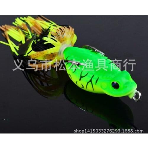 100pcs/lot 2.5" 6.35cm classic Ray frog bait lures bait fishing lures hard bait 0.49OZ 13.81g blackfish Tackle dwrs6111a
