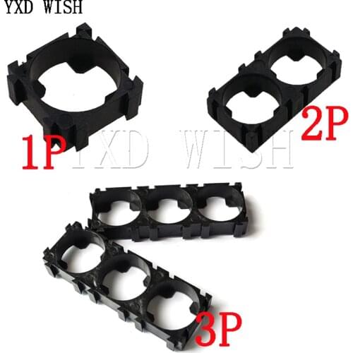 20pcs 18650 Lithium Cell Cylindrical Battery Case Holder Batteries Pack Plastic Holder Bracket For Diy Battery Pack