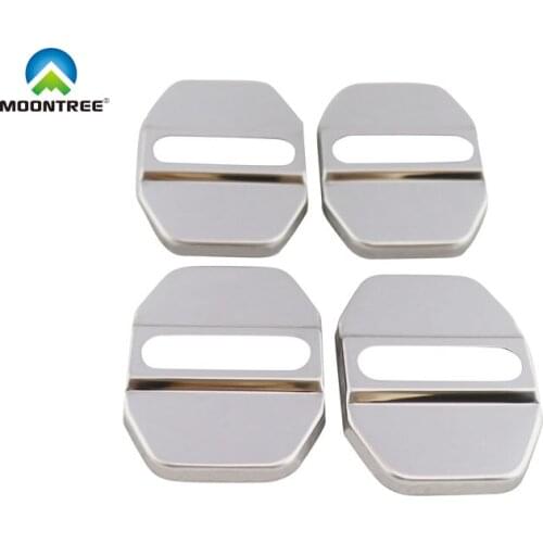 4 x Silver for Jeep Grand Cherokee Wrangler Car Door Lock Cover case sticker