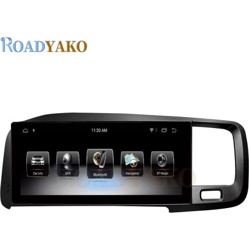 Android 9.0 Car Multimedia Player For Volvo S60 V60 2011-2020 GPS Navigation 8.8 Inch Head Unit Tape Recorder PX6 6 Core 4G+64G