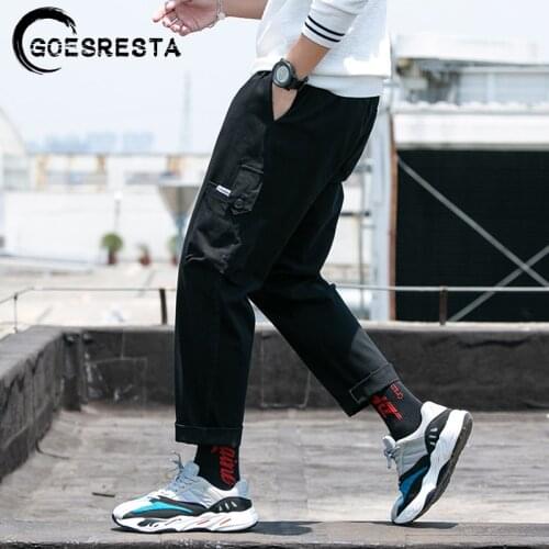 Men Cargo Pants Brand 2021 Summer New Hip Hop Jogger Casual Harem Trousers Men Harajuku Streetwear Sweatpants Fashion Pants Men