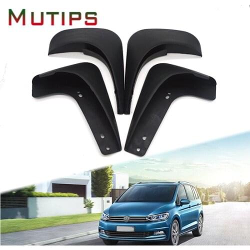 Mutips Car Front Rear Mudguard splash guards fender flares accessories auto For VW Touran Caddy 2003 2004 2005 2006 2007 2008