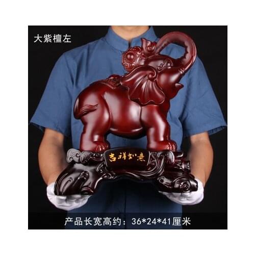 Ornament creative office displays gifts elephant living room furniture decoration opening resin handicraft