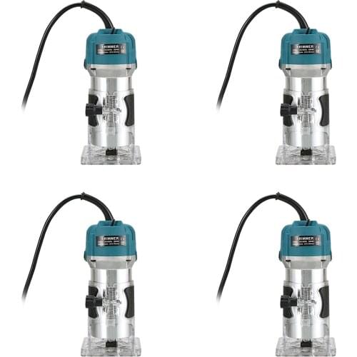 800w 30000rpm Wood Router Tool Combo Kit Electric Woodworking Machines Power Carpentry Manual Trimmer Tools With Milling Cutter