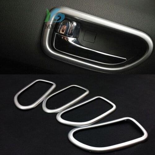 For Nissan X-Trail T31 XTrail 2008-2013 ABS Chrome Door Bowl Cover Trim Interior Handle Car-styling accessories 4pcs