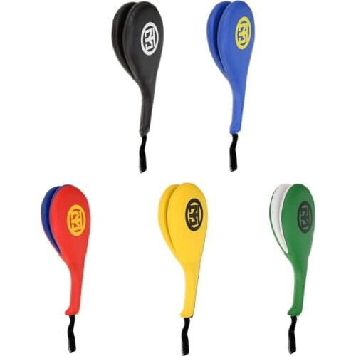 Taekwondo Double Kick Pad Boxing Punching Pad Foot Target Foot Boxing Sanda Training Kick Pad guantes de boxeo hombre for boxing