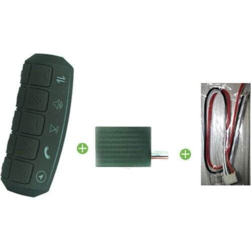 Universal Car Steering Wheel Remote Control Buttons LED DVD Wireless Controller