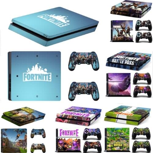 Fortnite PS4 Pro Skin Sticker Fortress Night Skin Sticker Sony Playstation 4 Console 2 Controllers PS4 Skin Protective Sticker