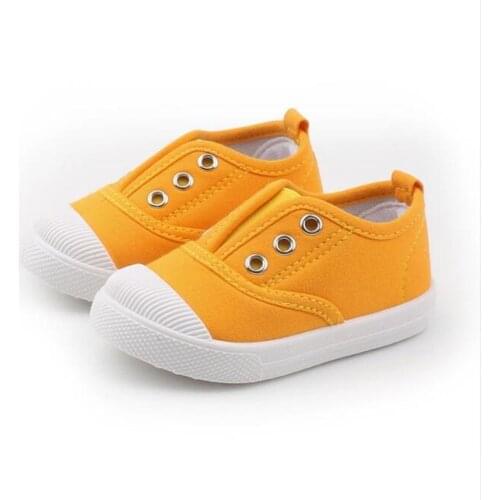 2019 New Kids Shoes Baby Canvas Sneakers Autumn Children Girls Shoes Toddler Boys Canvas Shoes Kids Candy Colors Casual Sneakers