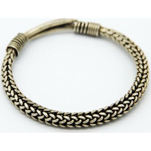 China boutique Tibet ancient Tibetan Silver Bracelet