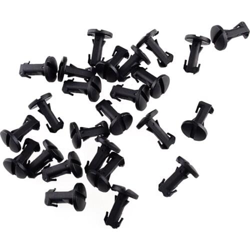 LR012844 25pcs Car Bumper Trim Tow Eye Cover Clip Fastener Black Fit for Land Range Rover 2010 2011 2012 2013 2014