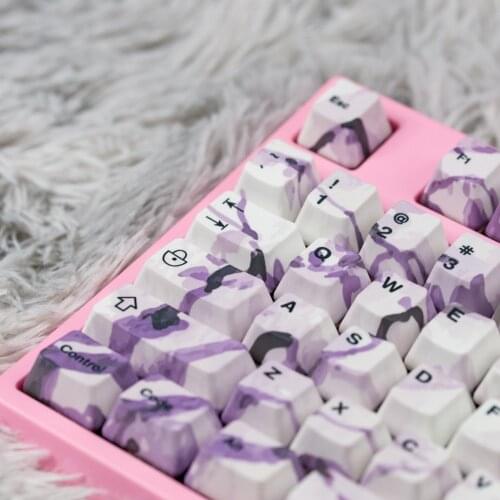 Mechanical Keyboard Keycaps 108 Keys OEM Profile Keycaps High Quality PBT 5 faces Dye Sublimation Keycaps for GK61 87 104 108