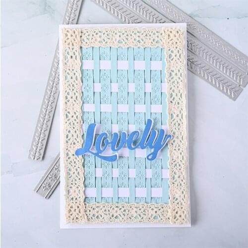 InLoveArts Edges Metal Cutting Dies Border Stencil For DIY Scrapbooking Album Embossing Paper Decorative Cards Crafts Die Cuts