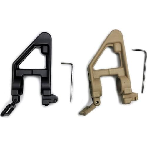 AR15 M4/M16 Front Triangle Sight Rifle Metal Front Iron Sight Triangle +Sling Swivels for Airsoft Hunting Fit M Series