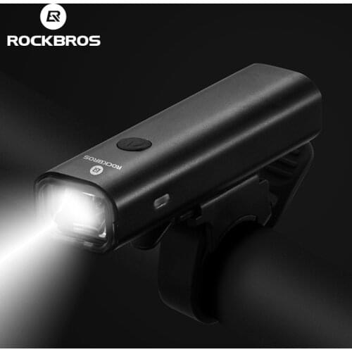 ROCKBROS Rechargeable Bicycle Light Cycling Riding Flashlight Waterproof Bike Headlight MTB Bicycle Front Lamp Bike Accessories