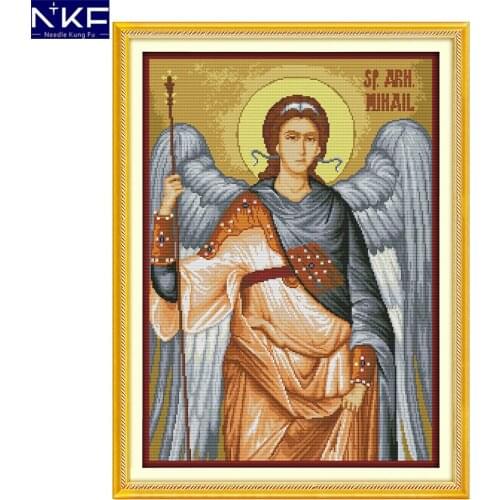 GG The religious figure handcraft cross stitch Christmas stocking patterns ornaments needlepoint embroidery kits for sale