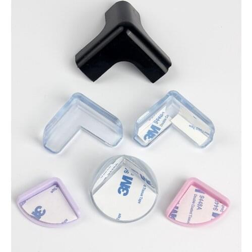 8Pcs Safety Silicone Protector Table Corner Protection Cover Children Anticollision Edge & Guards