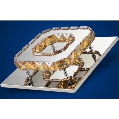 Modern LED Ceiling light Square Crystal Lustre Luminarias Para Sala led lamps for home aisle corridor balcony kitchen fixtures