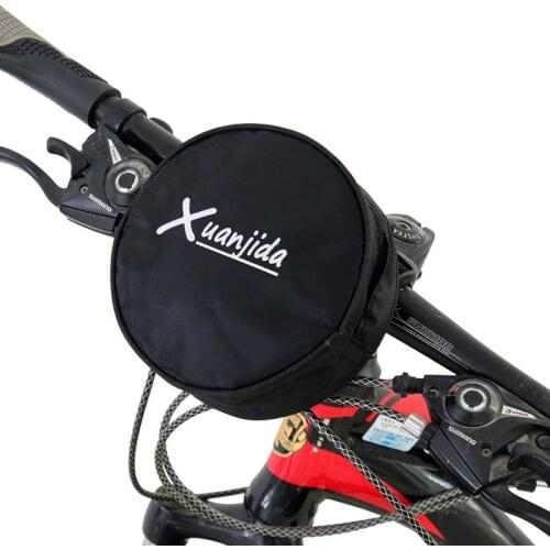 Bicycle Round Folding Bag MTB Road Bike eBike Pack Front Handlebar Packet Convenient Compact BIke Parts Diameter 15.5cm