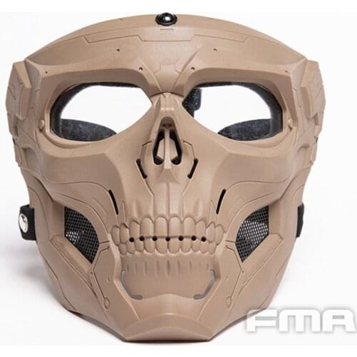 FMA Skull Face Mask Tactical Ful Face Mask Skull Protective Duty Army Cosplay Airsoft TB1390