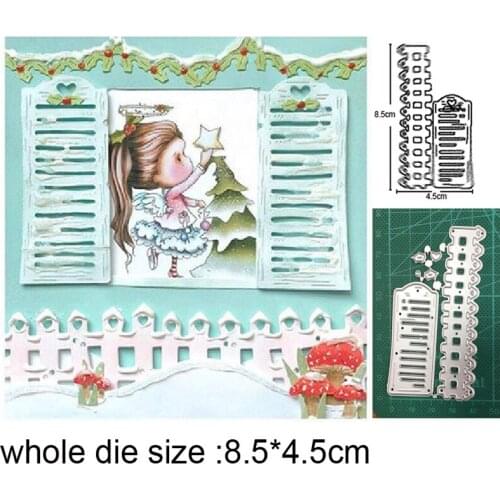 Fence Label Frame metal cutting dies Embossing dies Scrapbooking dies paper craft knife mould blade punch stencils dies new 2020